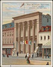 Old Bowery Theatre, New York.