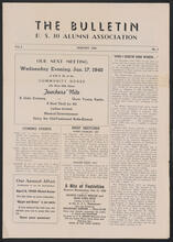 The Bulletin P. S. 10 Alumni Association