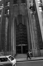 [Entrance to the Bank of New York Building.]