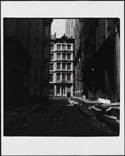[Looking north on Franklin Place toward 60 White Street.]