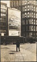 Street Scenes, etc. Showing Displays of Liberty Loan Posters during World War I [Liberty Loan billboard.]