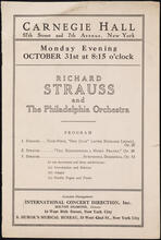 Richard Strauss and the Philadelphia Orchestra
