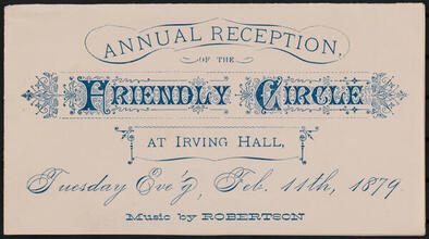 Annual Reception of the Friendly Circle