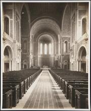East 51st Street and Park Avenue, southwest corner. St. Bartholomew's Church. Interior, chancel