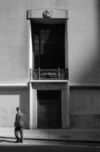 [20 Exchange Place, detail of façade.]