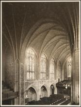 [Interior of unidentified church, view from balcony.]