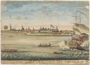A View of Fort George with the City of New York from the S.W.