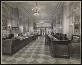 Schrafft's 2285 Broadway, Interior, Candy Counter and Soda Fountain from the Rear of Store.