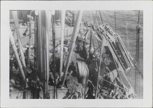 [Crew on deck of ship.]