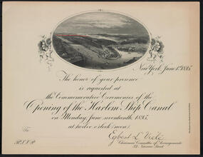 Commemorative Ceremonies of the Opening of the Harlem Ship Canal