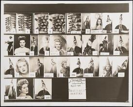 [Portraits of chorus girls in "Boys and Girls Together".]