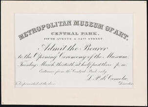 Metropolitan Museum of Art, Central Park