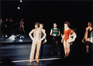 ["A Chorus Line" theater still.]