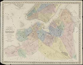 Map of the City of Brooklyn (as consolidated January 1st 1855) Incorporated as a Village 1816, as a City 1834, Popln abt 200,000.