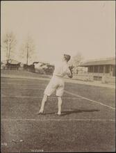 Sports, Field Sports, Oxford & Cambridge Training at B[erkeley] Oval.