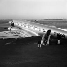 [TWA's The Lindbergh Line plane.]