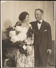 [Al Smith with his wife (neé Catherine Ann Dunn).]