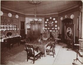 Dining Room in the Home of Elsie de Wolfe & Elisabeth Marbury, 1896.
