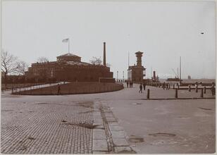 Battery Aquarium and Barge Office.