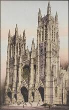 The Cathedral of St. John the Divine. New York. The West Front.