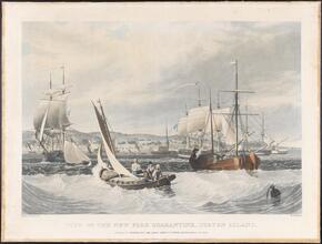 View of the New York Quarantine, Staten Island