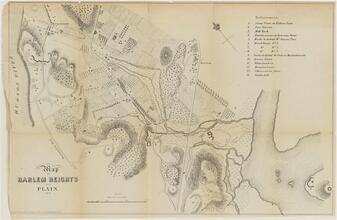 Map of Harlem Heights and Plain
