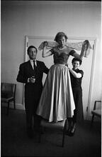 Betsy Von Furstenberg [Standing on a chair.]