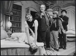 ["Break a Leg" theater still.]