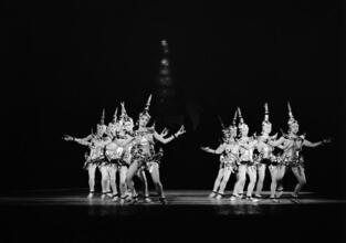 [Stage show "Rhapsody in Green" by Florence Rogge at Radio City Music Hall.]