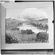 Art by Celebrities Sponsored by the Urban League [Gary Cooper's painting.]
