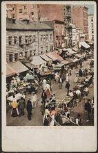 New Jewish Market on the East Side, New York.