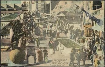 Promenade in Dreamland, Coney Island.
