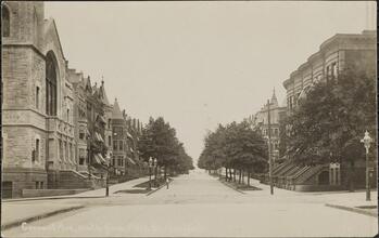 Convent Ave, south from 145th St., New York.
