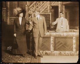 ["Over Night" theater still.]