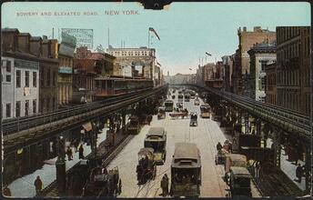 Bowery and Elevated Road.