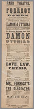 On Tuesday evening, August 31, will be performed the play of "Damon and Pythias" by J. Banim, Esq.