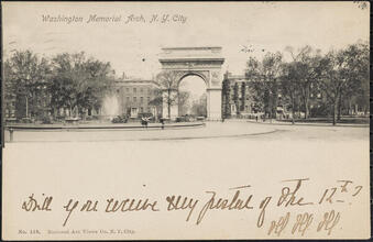 Washington Memorial Arch, N. Y. City.