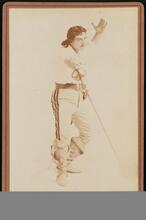 [Alexander Salvini as d'Artagnan in "The Three Guardsmen".]
