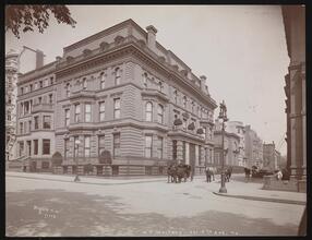 Residence, W.C. Whitney, Secy. of Navy, N.E. Corner of 68th St.
