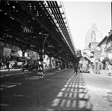 Elevated Train, E. 13th Street.