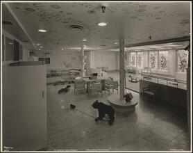 S.S. "Nieuw Amsterdam", 5th Street, Hoboken, N.J., Cabin Class, Childrens' Play Room.