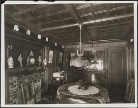 [Residence. Interior, dining room.]