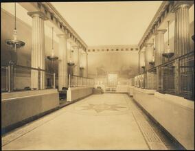 [Interior of bank.]