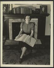 New York Association for the Blind, Interior, Girl Reading Braille.
