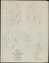Map of Outlying Lots and Parcels of Land Near Harlem in the 12th Ward of the City of New York Belonging to Archibald Watt