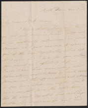 Letter from A. Davies to Anne Charlotte McAdam, December 2, 1836