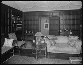 154 East 63rd Street. Leonard M. Thomas residence, library.
