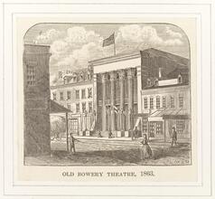 Old Bowery Theatre, 1863.