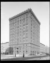 West 79th Street at the corner Amsterdam Avenue. Apartment House, Hotel Lucerne.