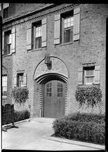No. 1 Grace Court, Brooklyn, N.Y. Exterior detail entrance.